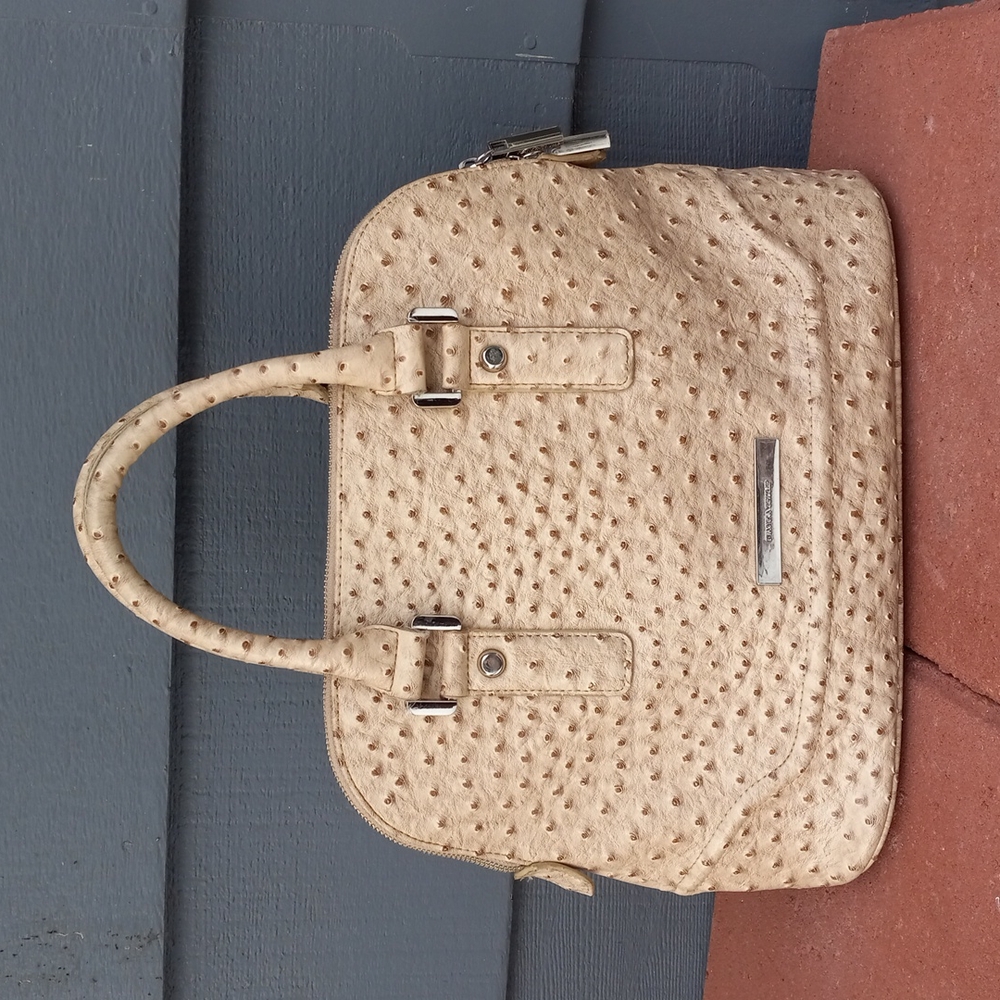 Ivanka Trump Beige Textured Handbag